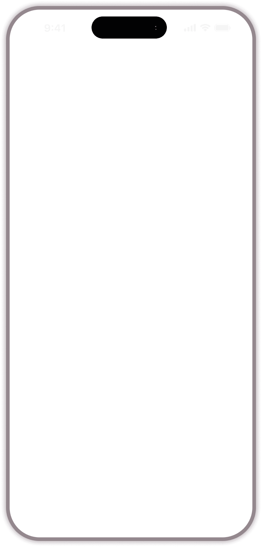 iPhone mockup frame